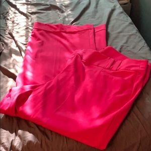 Pink wide lane Bryant pants